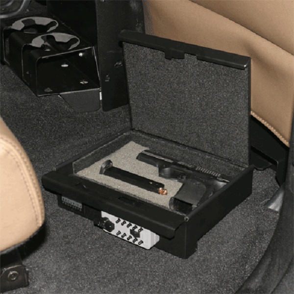 Tuffy Security Conceal Carry Valuables Tote Push Button Combination Lock