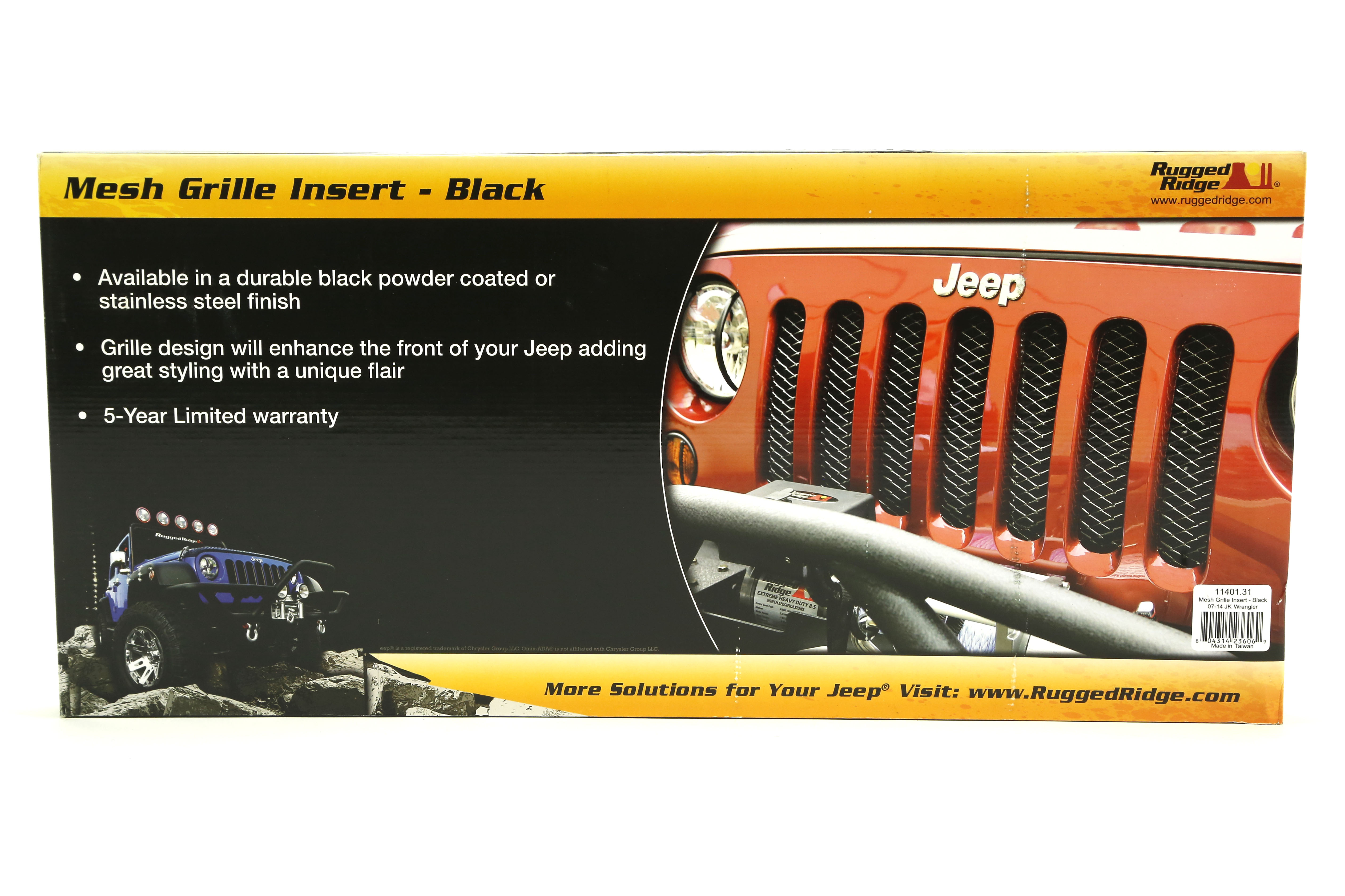 Rugged Ridge Mesh Grille Insert Black - JK