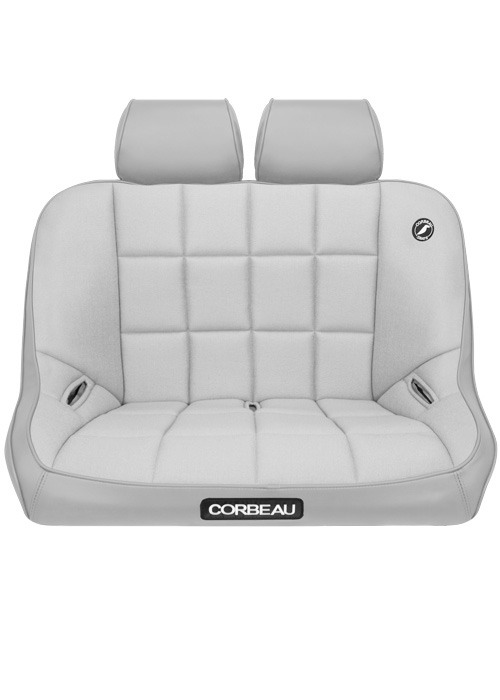 Corbeau Baja Bench 36in Black Vinyl - YJ