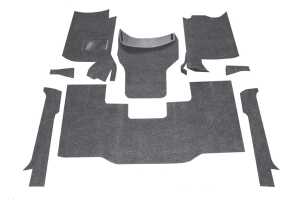 Bedrug 8pc Front and Rear Floor Liner Kit - YJ/CJ7