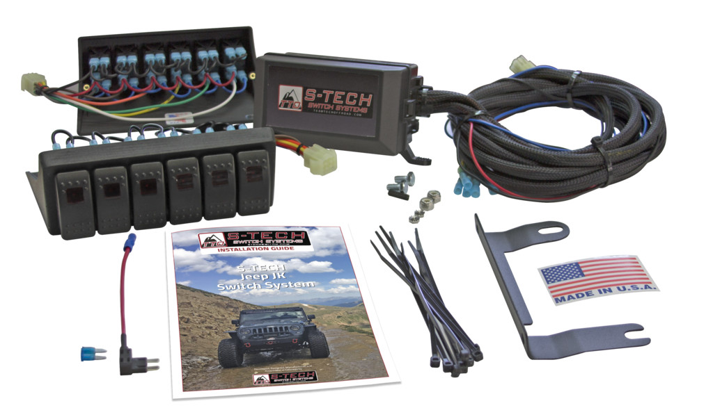 S-Tech 6 Switch System, Green LED - JK