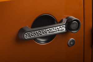 Rugged Ridge Door Handle Inserts, Contrast Tread  - JK 2DR