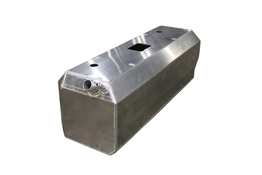 Motobilt Rear Stretch Tank and Skid Plate - Bare - YJ