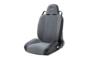 Smittybilt XRC Suspension Seat, Driver Side, Grey/Black - JK/TJ/LJ/YJ/CJ