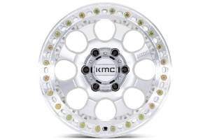 KMC Wheels KM237 Riot Series Beadlock Wheel 17X9 5X5 12mm Offset Machined  - JT/JL/JK