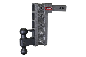 GEN-Y Hitch Mega-Duty 10in Drop Hitch w/ Dual-Ball Mount and Pintle Lock