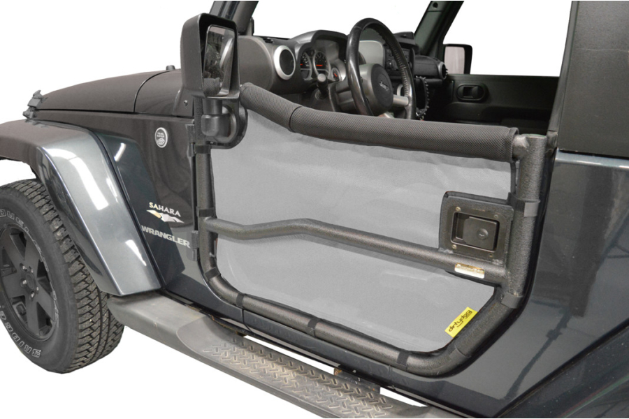 Jeep Jk 2dr Dirty Dog 4x4 Rugged Ridge Tube Door Screens Grey Jeep Rubicon 2007 2018 J2ts07rrgy Northridge4x4