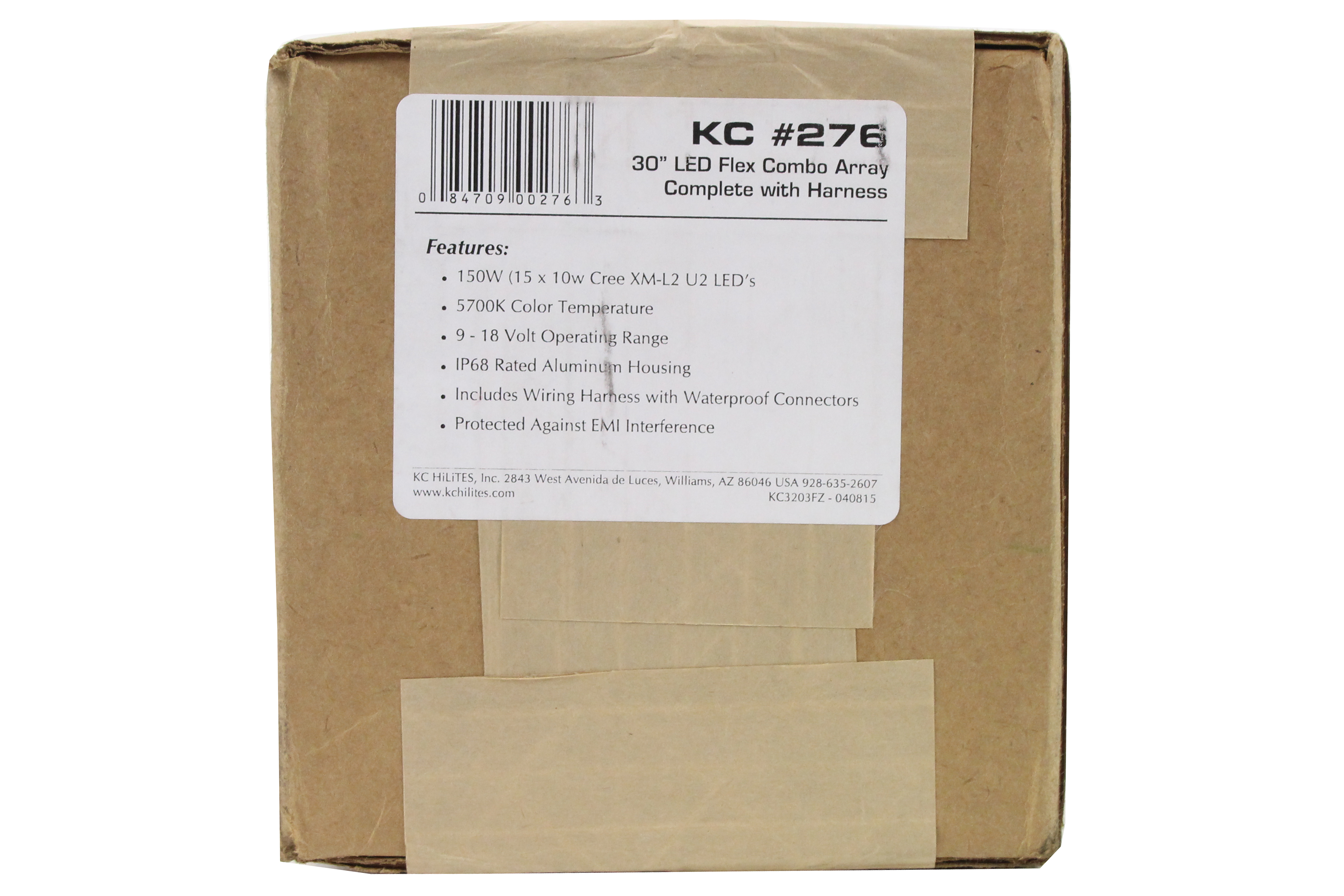 KC Hilites Flex LED Light Bar 30in Black