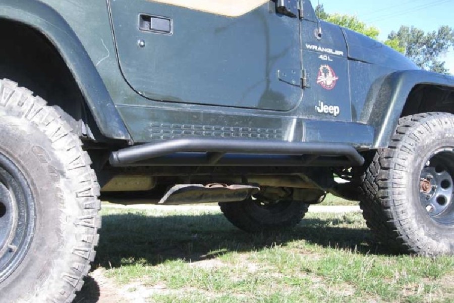 Ace Engineering Rock Slider Kit, Texturized Black - TJ