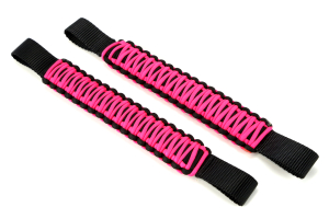 Bartact Paracord Headrest Grab Handle Black/Neon Pink