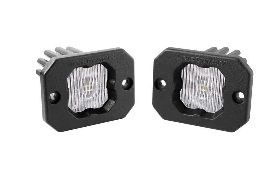 Diode Dynamics SSC1 Flush Mount LED Pods, ABL White - Fog