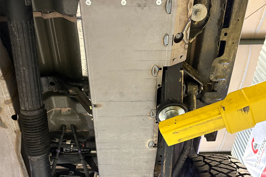 Clayton Off Road Exhaust/Resonator Skid Plate Only - Bare - JL