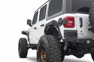 Addictive Desert Designs Rock Fighter Rear Fenders, Black  - JL