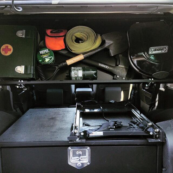 Grenadeacorp Sub Roof Concealed Locking Storage System 4 Door