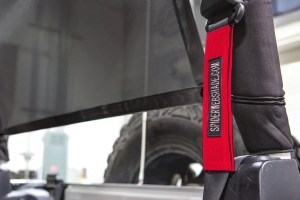 SpiderWebShade Seatbelt Silencers - Red - JK 2Dr