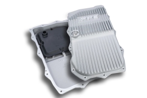 PPE HD Cast Aluminum Shallow 850RE Transmission Pan - Raw - JL/JT 3.6L