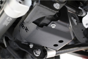 Rock Hard 4x4 Front Axle Disconnect FAD Skid Plate - Black - JT/JL 