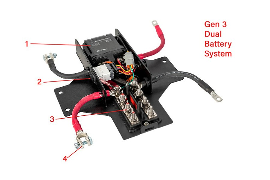 Genesis Offroad 2020  Gas Dual Battery Kit - Gen 3 - JT