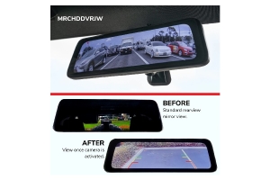 Stinger Off-Road Backup Camera/Rearview Mirror Full Screen Monitor Kit w/Built-in DVR - JK/JL