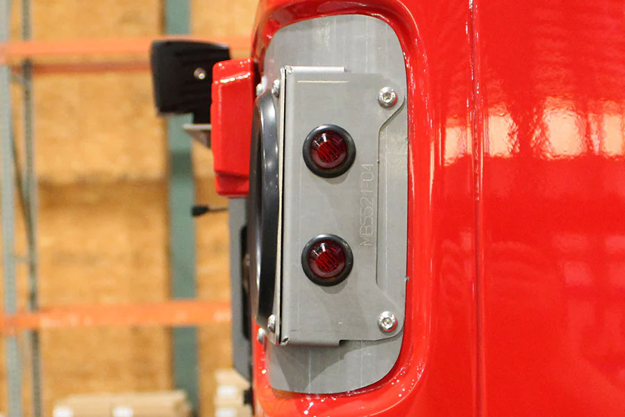 Motobilt 3/4in Red Lens LED Fender/Side Marker Light - Pair