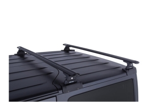 Rhino Rack Vortex RLT600 2-Bar Back Bone Roof Rack - Black - JK 2Dr