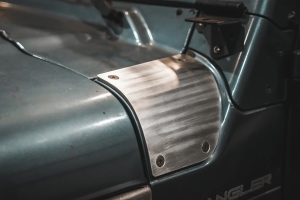 Motobilt Aluminum Cowl Armor - Bare - LJ/TJ