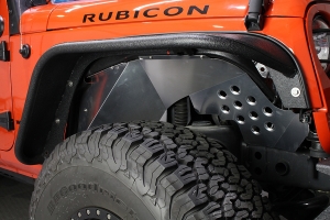 Fishbone Offroad Front and Rear Inner Fenders - Raw Aluminum  - JK 