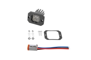 Diode Dynamics SSC1 Pro Flush Mount LED Pod, RBL White - Flood