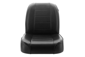 Rugged Ridge Low-Back Front Bucket Seat, Black  - CJ