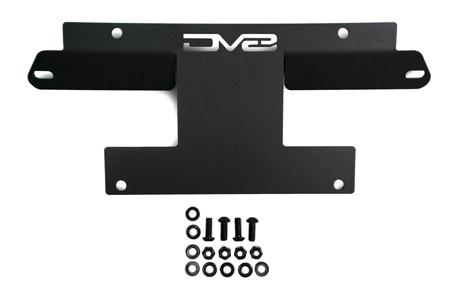 DV8 Offroad Factory Front Bumper License Relocation Bracket - Center - Bronco 2021+