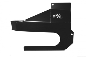 EVO Manufacturing PROTEK Exhaust Loop Skid, Black - JL 4dr 3.6L
