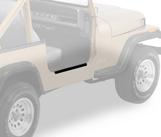 Bestop HighRock 4x4 Door Entry Guards Black - TJ/LJ