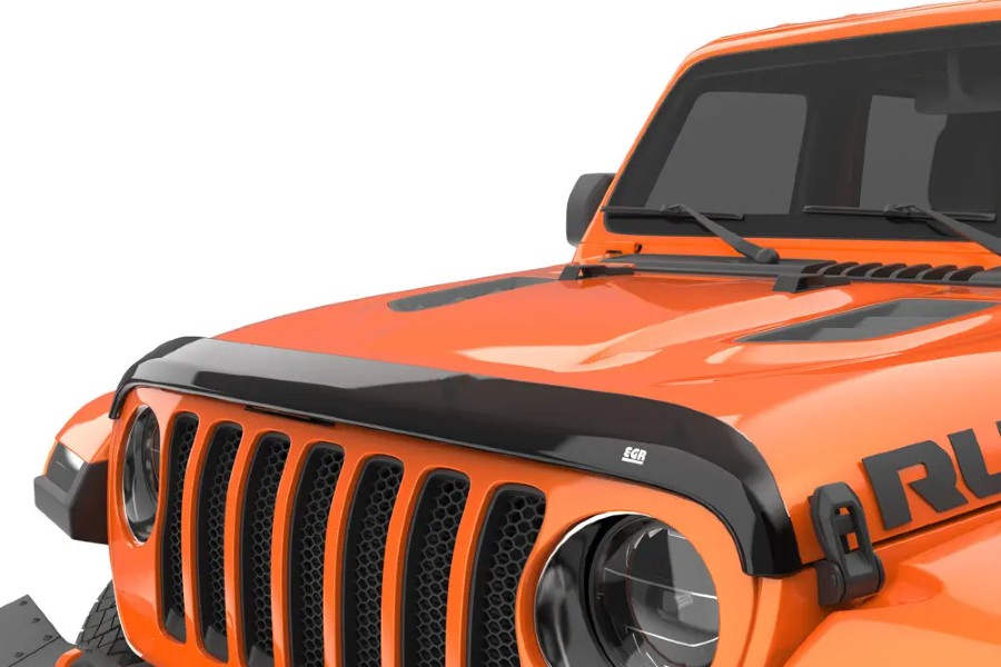 EGR USA Superguard Hood Guard, Dark Smoke Finish  - JT/JL