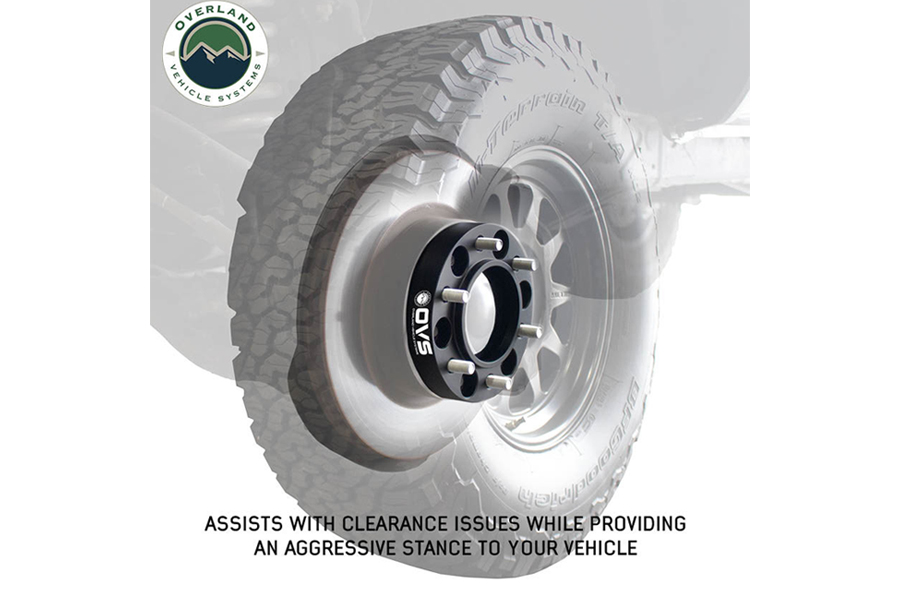 Overland Vehicle Systems 5x5 1.5 Wheel Spacer - Pair - JK
