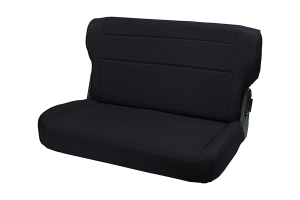 Rugged Ridge Fold And Tumble Rear Seat, Black  - CJ/YJ