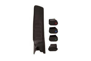 Rugged Ridge Passenger Side A-Pillar Pod Kit with USB Port - JK 2011+