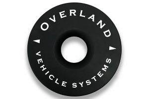 Overland Vehicle Systems Recovery Ring 6.25in, Black - 45,000lb Break Strength