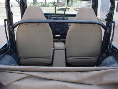 Rock Hard 4x4 Straight Across 5-Point Harness Bar - YJ