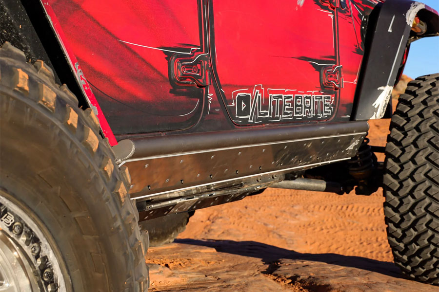 Next Venture Motorsports Rock Sliders - Trailbreaker Series, 7075 Boatside - JL 4dr