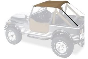 Bestop Traditional Bikini Top Tan - Jeep Sahara 1988-1991 | 52508-04 |Northridge4x4