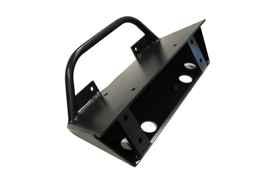 Rock Hard 4x4 Patriot Series Front Bumper Winch Plate w/ Fairlead Mount - XJ/WJ/ZJ