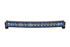 Rigid Industries RADIANCE+ Curved Light Bar Blue Backlight 30in