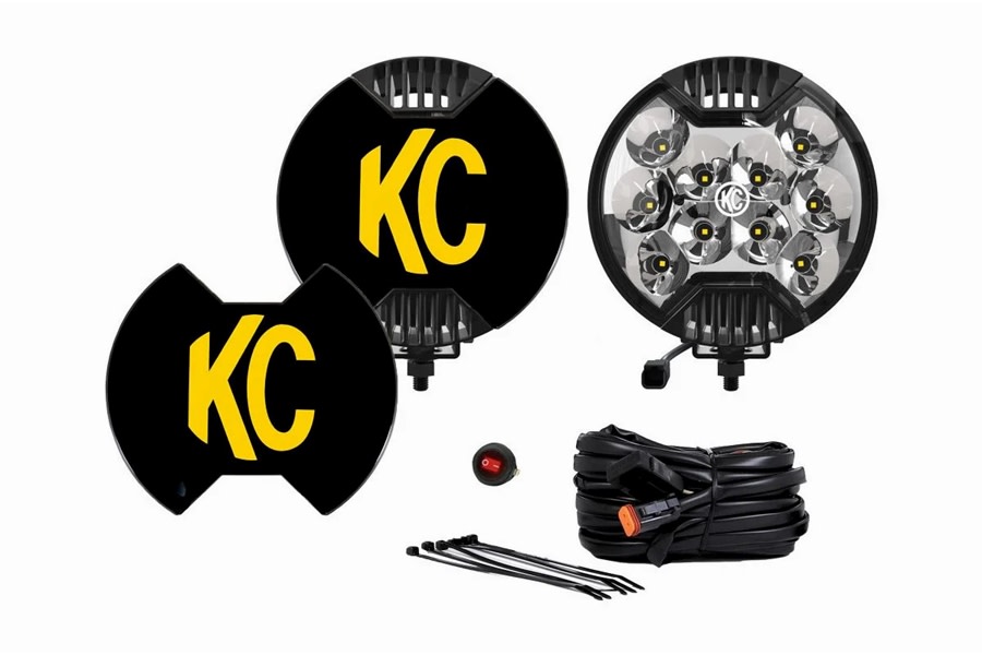 KC Hilites Slimlite 6in LED Lights - Pair