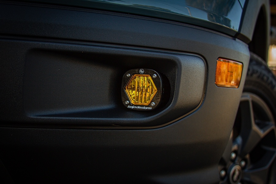 Baja Designs S1 Series W/C Fog Light Kit - Amber  - Bronco Sport 2021+