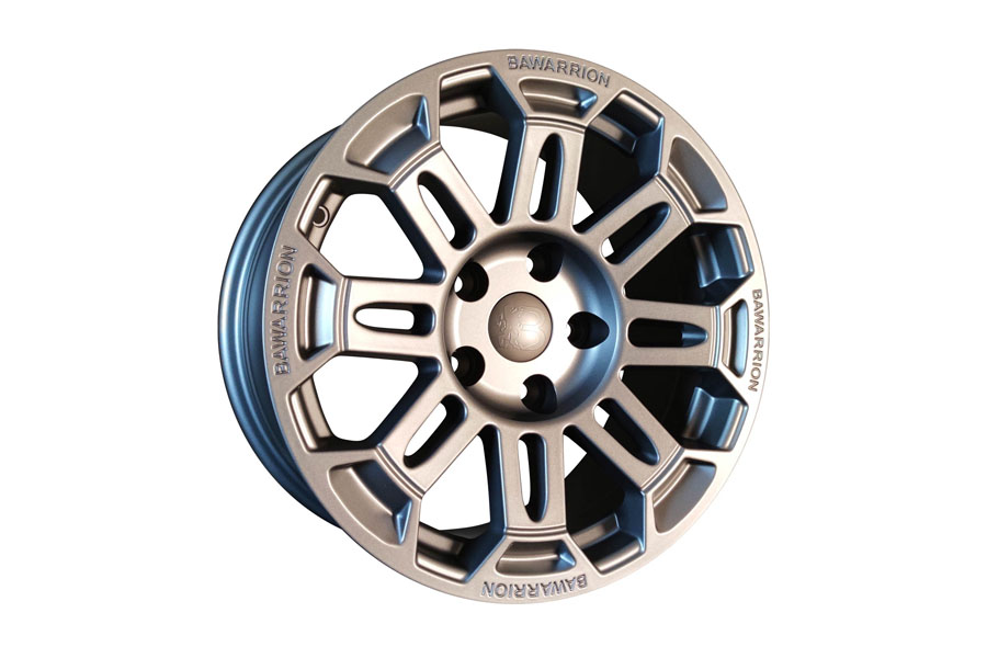 Bawarrion BUiL'T 17x8.5 5x5 18mm Wheel - Gun Metal w/ Gun Metal Logo - JL/JT/JK