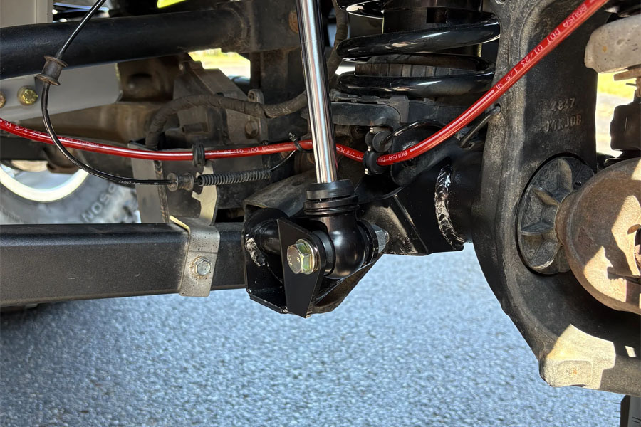 Clayton Off Road Front Lower Shock Relocation Brackets - Bare - JL/JT Excludes Mojave