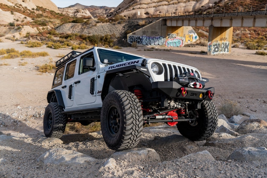 Body Armor Front Fender Liners - Black - JT/JL