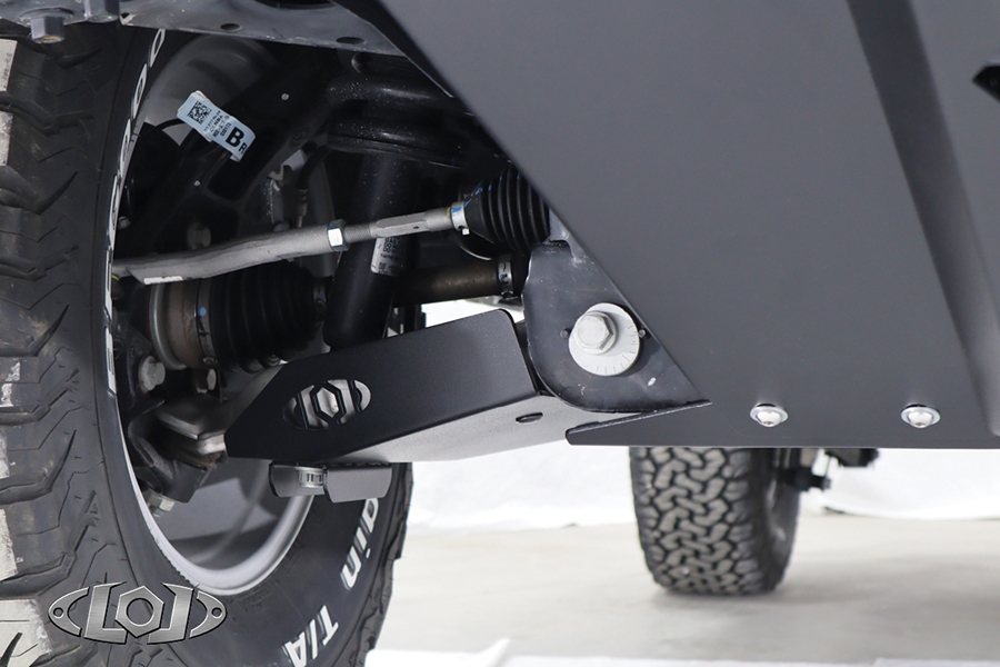 LOD Black Ops Front A-Arm Skid Plates, Pair - Bare Steel - Bronco 2021+