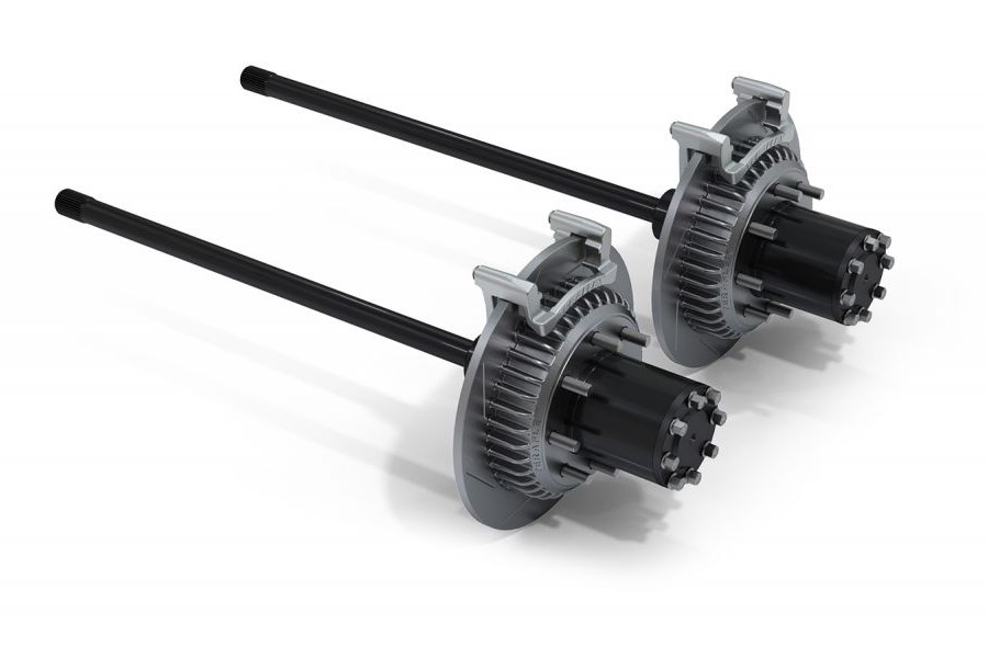 Teraflex Rear CRD60 8-Lug Full Float Conversion Kit w/ Slotted Big Rotors - 3.25in OD ( Part Number: 3063300)