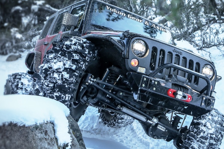 Yukon Heavy Duty Driveshaft, Front for Automatic Transmission Only - JK